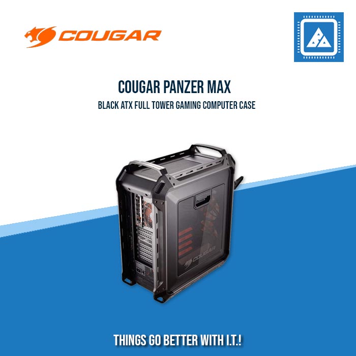 COUGAR  PANZER MAX BLACK  ATX FULL TOWER GAMING COMPUTER CASE COUGAR  PANZER MAX BLACK  ATX FULL TOWER GAMING COMPUTER CASE